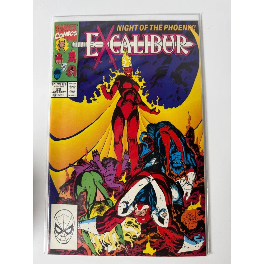 Marvel Comics‎ Excalibur 29 Night of the Phoenix 1990 Chris Wozniak Copper Age